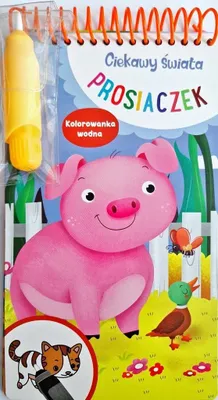 Immagine prodotto di Ciekawy Świata Prosiaczek. Kolorowanka Wodna