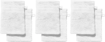 Produktbild von REDBEST Waschhandschuh Chicago" 6er-Pack weiß 15x21 cm"