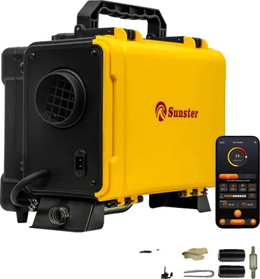 Image de Chauffe-air diesel, design portable,Bluetooth, 8KW 12V 24V 220V