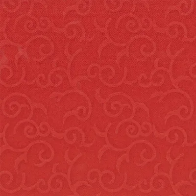 Image de 50 serviettes de table ROYAL Collection 1/4 pli 40 cm x 40 cm rouge Casali