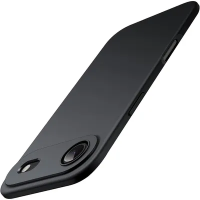 Obrázok produktu pre Ochranný obal pre iPhone 17 Air, s kompletnou ochranou fotoaparátu, matný povrch, nárazuvzdorný, čierna farba