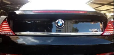 Produktbild von BMW 6er E63 E64 - CHROMLEISTE für die Heckklappe Tuning