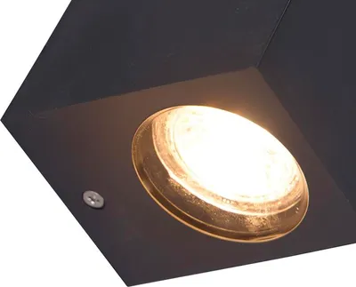 Produktbild von Moderne Außenwandleuchte Grau aus KunstsTOff Baleno