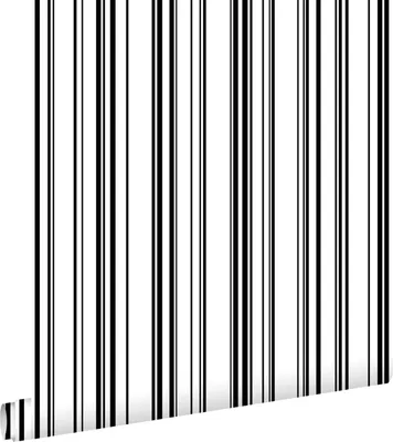 Immagine prodotto di ESTAhome carta da parati righe nero e bianco 53 cm x 10.05 m
