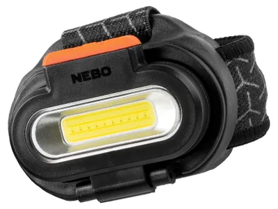 Zdjęcie produktu dla NEBO NEB-HLP-0008-G, Latarka czołowa, Czarny, Kopolimer akrylonitrylo-butadieno-styrenowy (ABS), Przyciski, Ładowanie, IPX4