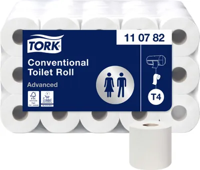 Produktbild von Toilettenpapier TORK Advanced · 110782 3-lagig,Dekorprägung TORK