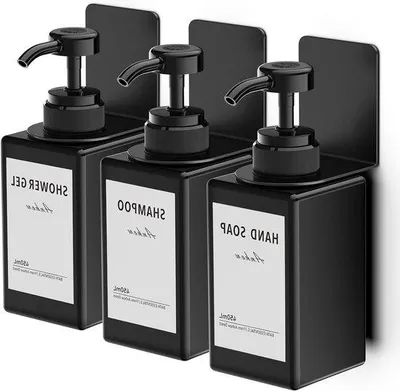 Immagine prodotto di Distributore di sapone da 450 ml, nero, per cucina/bagno