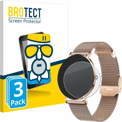 Produktbild von 3x BROTECT Entspiegelungs Schutzglas für Xcoast X-Watch Siona 2 Schutzfolie Panzer Folie Glas Display Schutz matt