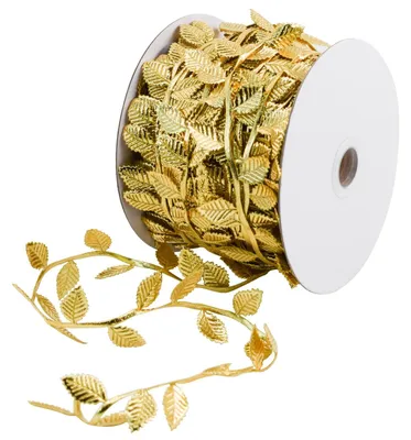 Produktbild von Solidchoice – 30 Meter goldene Blattverzierungen für Dekoration