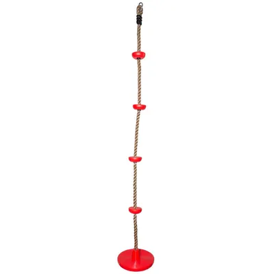 Image de 4iQ-N Corde à grimper avec siège rouge pour enfants