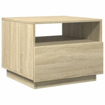 Produktbild von "im Sonderangebot"Couchtisch - CLORIS - Wohnzimmertisch - Robust und langlebig - mit LED-Leuchten Sonoma-Eiche 50x49x40 cm - DEMöbel8476321