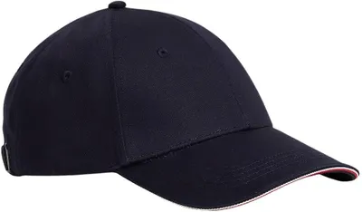 Zdjęcie produktu dla Czapka męska Tommy Hilfiger Corporate, sześciopanelowa, wykonana z bawełny, kolor niebieski (Space Blue), uniwersalny rozmiar