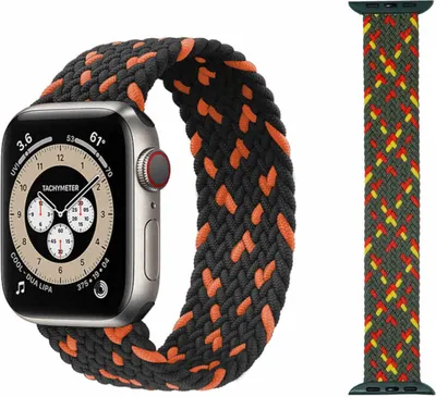 Obrázek produktu pro Pro Apple Watch Series 1 + 2 Ultra 49mm 9 / 8 / 7 45 / 6 SE 5 4 44 / 3 2 1 42mm náhradní nylonový řemínek k hodinkám