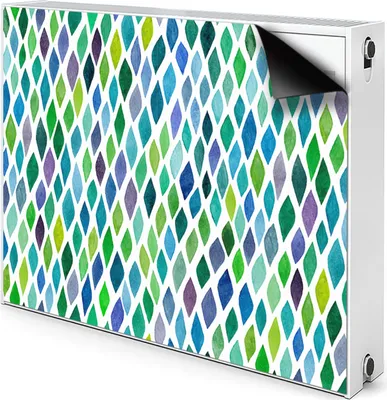 Produktbild von Magnet Heizkörperverkleidung Heizkörper-Abdeckung Heizung Heizkörper 90x60 cm  - Bunte, Muster