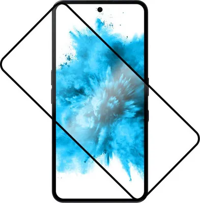 Produktbild von Gehärtetes Glas für Nothing Phone (3a) / (3a) Pro, Fixed Full Cover 2.5D Tempered Glass, Schwarzen Rahmen