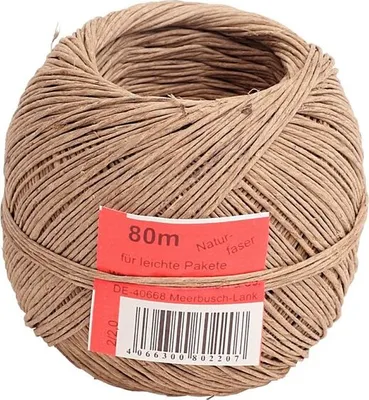 Produktbild von Bindfaden fein 2f. 80m 100g HECKMANN 212.020 4kg 2/2.0