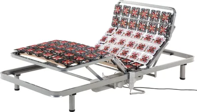 Zdjęcie produktu dla BELIANI Stelaż drewno brzozowe 90 x 200 cm regulowany elektrycznie