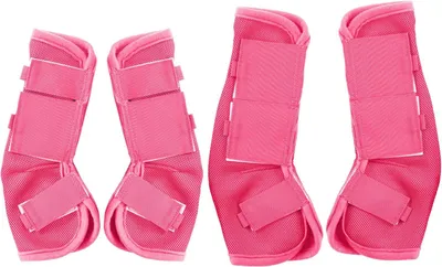 Imagen del producto de Protectores para patas de caballo, transpirables, juego de 4 unidades, con protección UV, malla fina, para patas de caballos