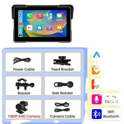 Zdjęcie produktu dla Nawigacja GPS, 7-calowy ekran, wodoszczelna konstrukcja, kamera 7-calowa, rozdzielczość 1080p