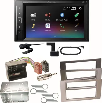 Produktbild von Pioneer DMH-A240DAB DAB+ Bluetooth Einbauset für Ford Focus Fusion Galaxy S-Max