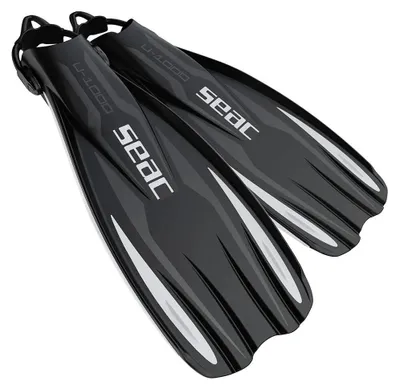 Image de Sangles élastiques Seacsub U1000 pour palmes Noir M-L Noir M-L