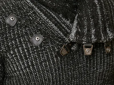 Produktbild von Red Bridge Herren Strickpullover Schalkragen Hoher Stehkragen Schwarz M