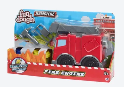 Produktbild von Teamsterz Feuerwehr Spielset mit Knete und Fahrzeug