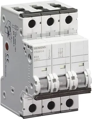 Obrázok produktu pre Modulárny odpínač 63A 3P 400V s možnosťou vypnutia 5TE2513-0