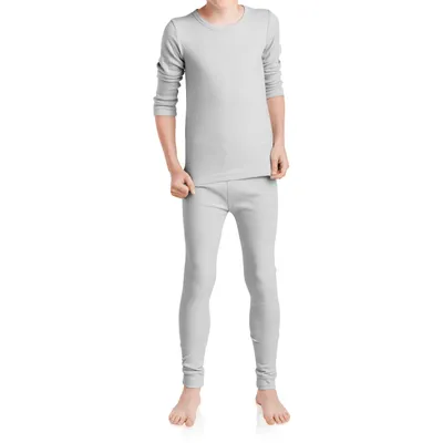 Produktbild von MT Kinder Ski- & Thermowäsche Set - Winter Unterwäsche für Jungen und Mädchen - Sports Grey 158-164