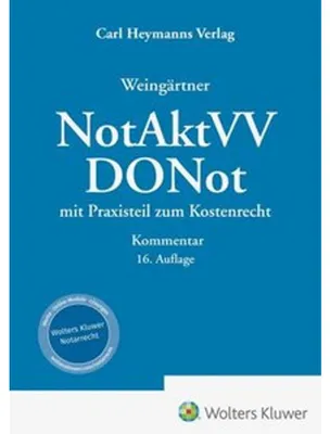 Immagine prodotto di Weingärtner, NotAktVV / DONot-Kommentar