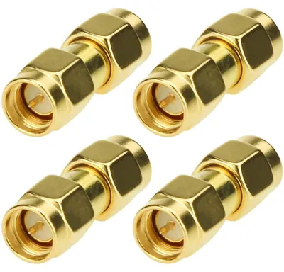 4x SMA-Stecker auf SMA-Stecker RF-Koaxialadapter