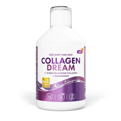 Produktbild von Swedish Nutra Collagen Dream – Fischkollagen 10.000 mg mit Magnesium – 500 ml