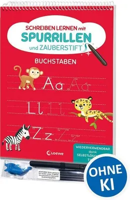 Produktbild von Schreiben lernen mit Spurrillen und Zauberstift - Buchstaben