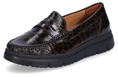 Produktbild von Waldläufer Damen Slipper Pina braun leo 7,5