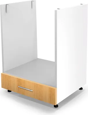 Obrázek produktu pro Halmar Skříňka na vestavnou troubu Vento DP-60/82 - bílá / dub medový