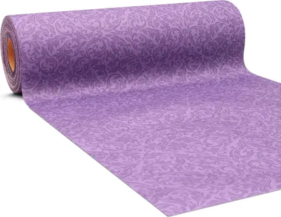 Produktbild von GRUBLy Airlaid Tischband Ornament in Lila, 30cm x 20m, 1 Stück