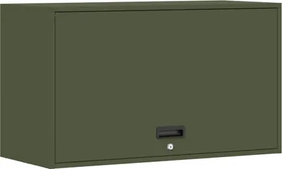 Produktbild von vidaXL Wandschrank für die Garage mit Gasdrucklift-Tür Olivgrün