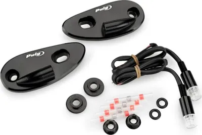 Produktbild von PUIG 22043N Rückspiegel Kappen mit Tab Blinkerset passend fuer HONDA CBR1000RR FIREBLADE SP Schwarz