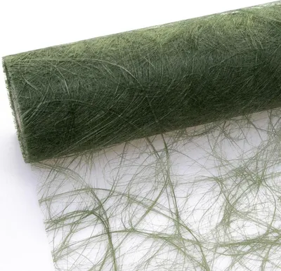 Produktbild von Sizoweb Tischläufer - olive - moosgrün - 20 cm - 5 Meter auf der Rolle - 64 029-R