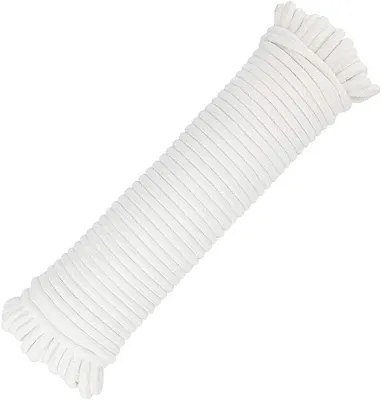 Immagine prodotto di cavetto stendibiancheria bianco matassa ø 5 mm - 20 mt