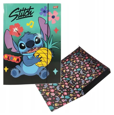 Produktbild von A4 Stitch Radiergummi Ordner Mint Aloha Unipap Majewski