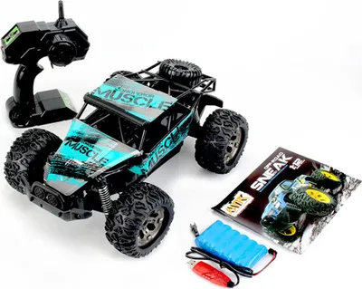 Obrázok produktu pre 1:12 RC Auto Vysokorýchlostné Offroad Vozidlo Dobíjateľné lezenie Diaľkové ovládanie Modrá hračka