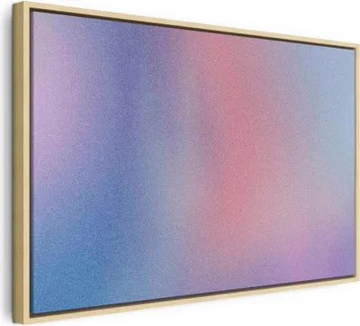 Produktbild von Italienischer Leinwand Leinwandbild - Rainbow Gradient - Delicate Multicolored Gradient Resembling Mist 90x60 cm Muster f-C-10089-b-a