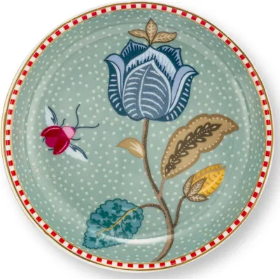 Produktbild von PIP STUDIO Blooming Tales Fantasy Blue Teebeutelablage 9cm
