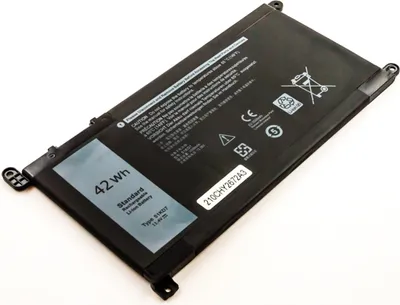 Produktbild von Akku für Dell Chromebook 11 3180 Li-Pol 11,4 Volt 3400 mAh schwarz
