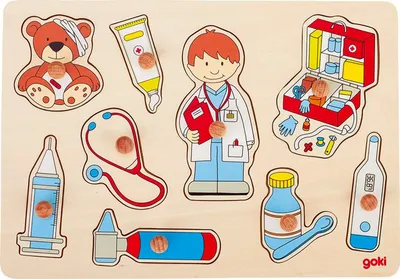 Immagine prodotto di Puzzle a pressione Visita dal medico