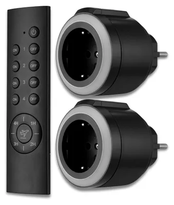 Produktbild von REV Funk-Schalt-Set 2 + 1 COMFORT, anthrazit    0085520503