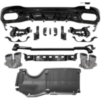 Produktbild von DIEDERICHS 1674259 Blende, Stoßstange hinten für MERCEDES-BENZ C-KLASSE (W206) 2021-