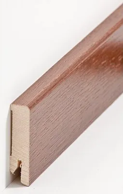 Produktbild von Sockelleiste Echtholzfurnier 16 x 60 x 2500 mm Eiche Echtholzfurnier Fußleiste furniert by PROVISTON 2.5 Meter | 1 Stück