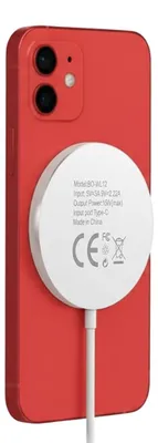 Produktbild von Mayaxess, Magnetisches 15W MagSafe Ladegerät für iPhone 13, Weiß